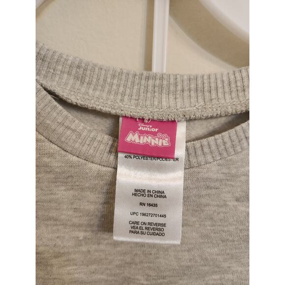 NWT Minnie Mouse Girls Sweatshirt Shorts Set Disney Disneyworld 4T - Picture 7 of 8